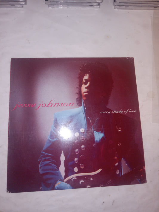 JESSE JOHNSON EVERY SHADE OF LOVE 1988 VINYL LP VG